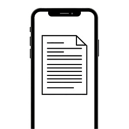 手机显示文档图标图片
