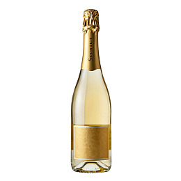 一瓶金黄色香槟酒瓶图片