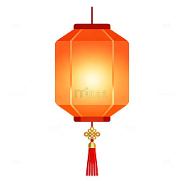 扁平风中式灯笼矢量设计素材