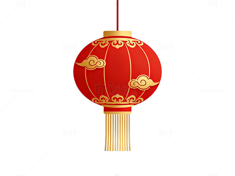 矢量风春节灯笼红色传统设计素材