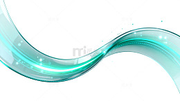 流线型科技感波浪抽象背景设计素材