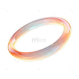 光效风能量光环透明设计素材