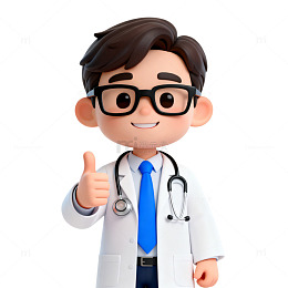 3D卡通医生形象设计素材
