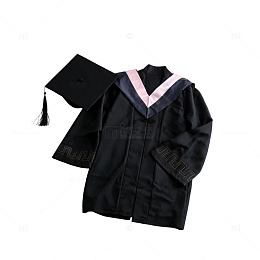 简约风毕业礼服海报设计素材