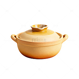简约风陶瓷炖锅静物素材