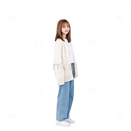 简约风日常穿搭模特展示设计素材