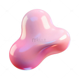 液态光感抽象形态3D渲染素材