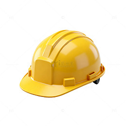 简约风建筑安全帽3D渲染设计素材