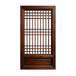 中式风格木格窗设计素材