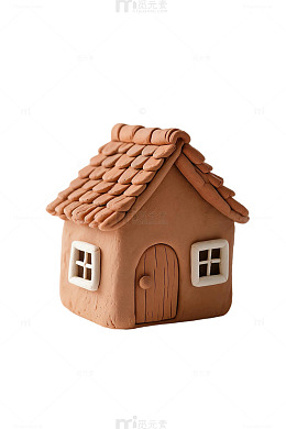 陶艺风小屋模型手工艺品设计素材