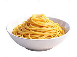 简约风意大利面美食素材