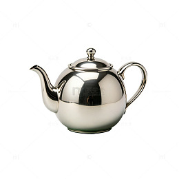 简约风金属茶壶静物摄影素材