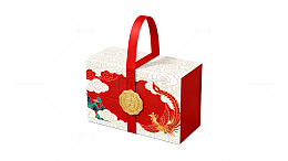 国风新年礼盒包装设计素材