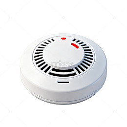 简约风烟雾报警器产品设计素材