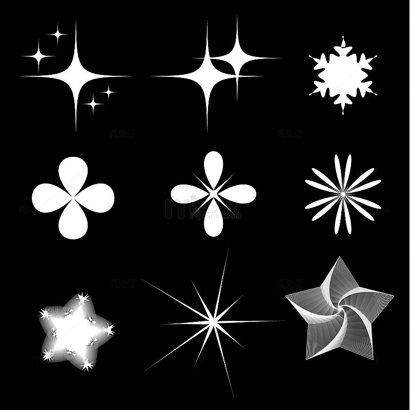 星星素材免扣