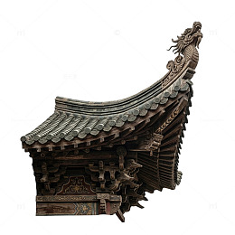 古风建筑飞檐翘角设计素材
