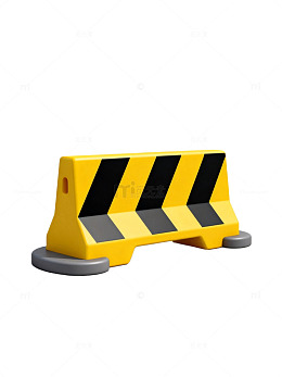 3D风格交通路障警示设计素材