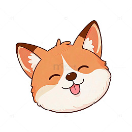 卡通风格可爱狐狸头像