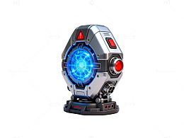 科幻风未来科技探测仪3D模型素材