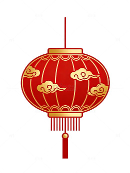 矢量风春节传统红灯笼设计素材
