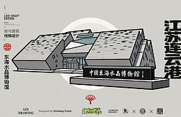 江苏连云港城市地标矢量建筑