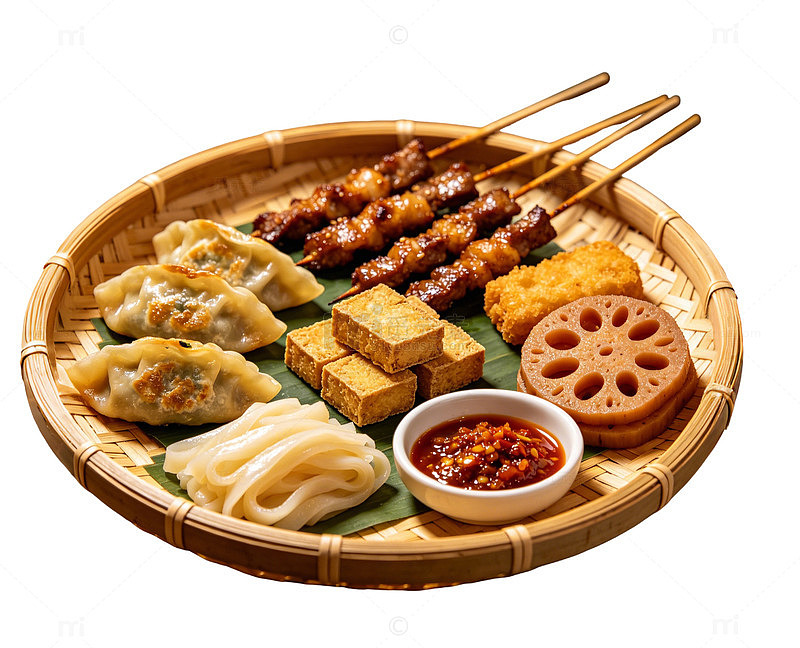 串烧拼盘美食设计素材