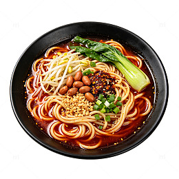 写实风麻辣烫面条美食摄影素材