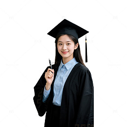真实数字人写实风毕业典礼学生形象设计素材