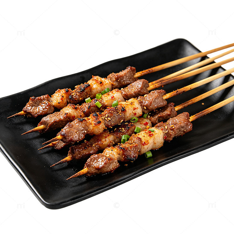 写实风肉串美食摄影素材