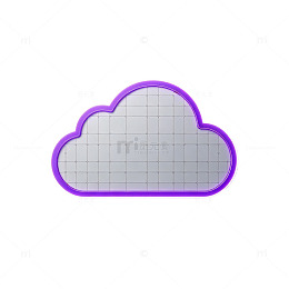 简约风云朵网格图案矢量素材
