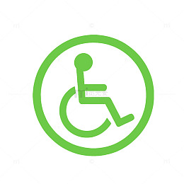 简约风无障碍标志矢量图标设计素材