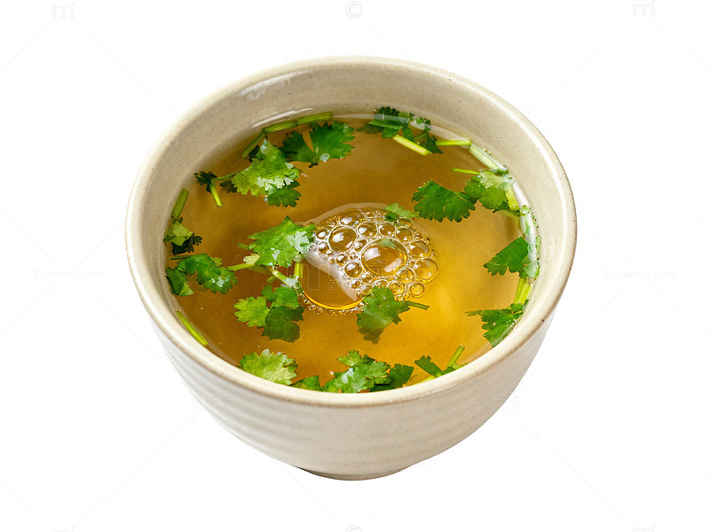 简约风日式清汤碗美食素材