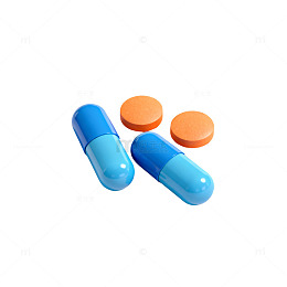 极简风药丸胶囊医疗设计素材