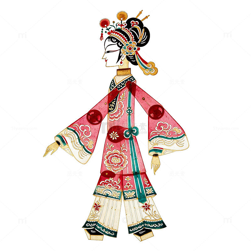 京剧人物传统服饰设计素材
