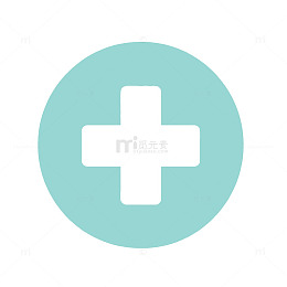 简约风医疗十字图标矢量素材