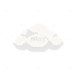 简约风白色云朵扁平化设计素材
