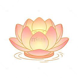 荷花灯，河灯，七夕夜游，古风花灯