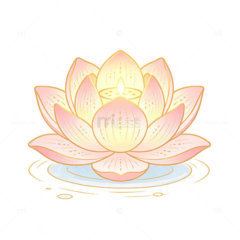 荷花灯，河灯，七夕夜游