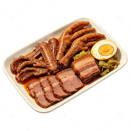 卤味拼盘美食素材