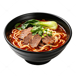 牛肉面美食摄影素材