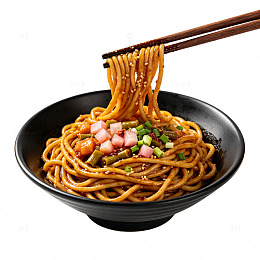 热干面美食摄影素材