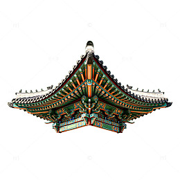 传统风格古建筑屋檐设计素材