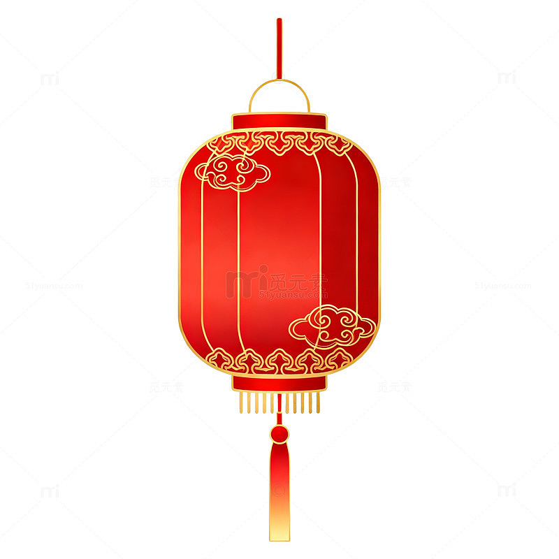 矢量风春节红色灯笼设计素材