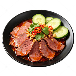 凉拌鸭肉美食