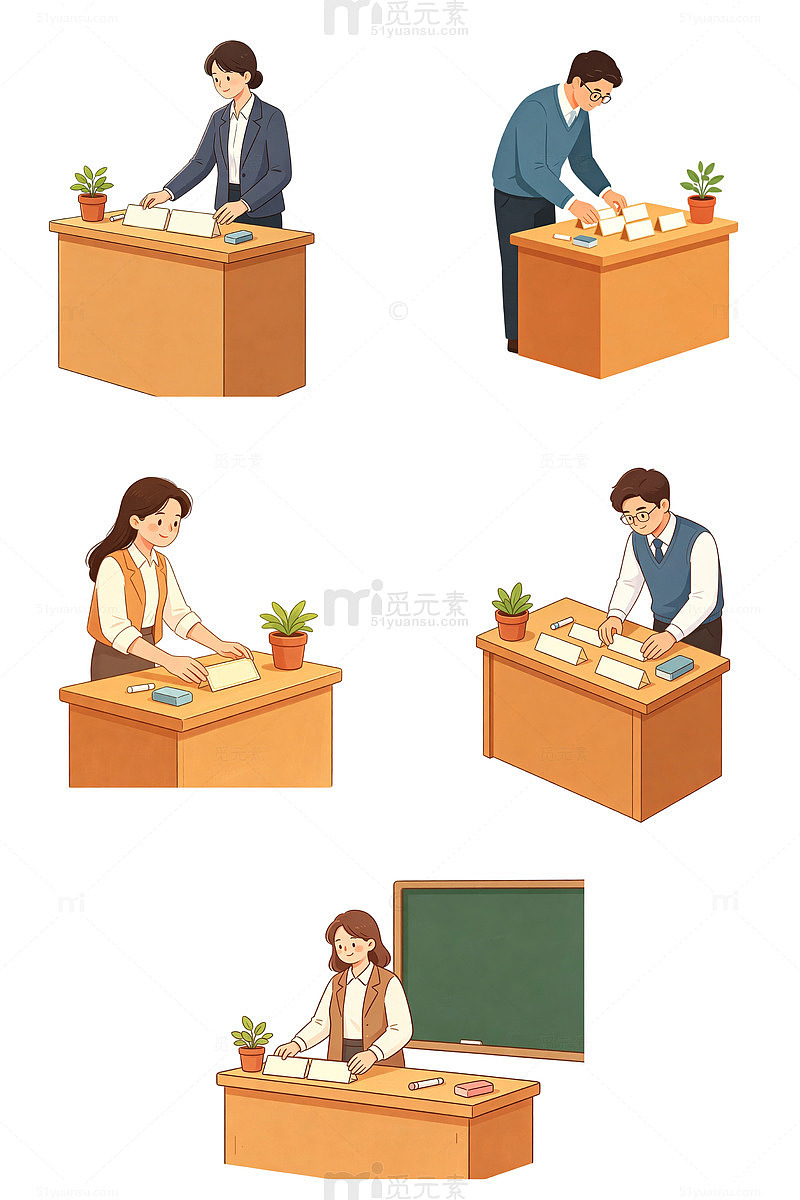 学生姓名牌，讲台布置，清晨课堂