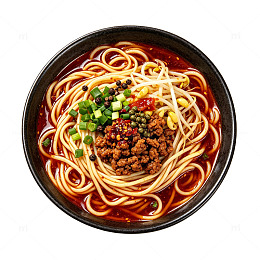 麻辣面条美食