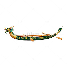 卡通风格龙舟节日插画设计素材