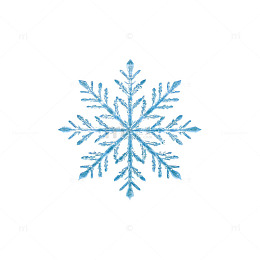 简约风冬季雪花矢量设计素材