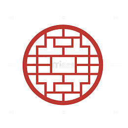 中式风传统窗格图案矢量素材
