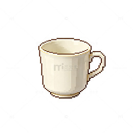 手绘风简约陶瓷杯插画设计素材